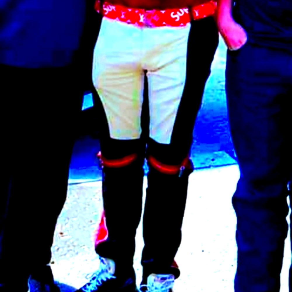 Givenchy Motocross Neoprene Biker Pants zippers L